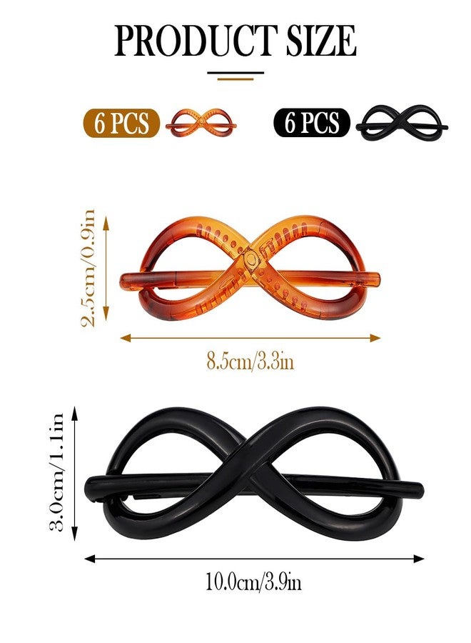 DOERDO DD 12 Pcs Hair Clips Hair Slider Pin Thru Barrette Clip Hair Braid Styling Tool for Women Lady Girls, Women Hair Accessories - Image 2