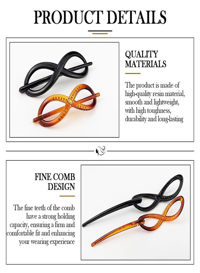 DOERDO DD 12 Pcs Hair Clips Hair Slider Pin Thru Barrette Clip Hair Braid Styling Tool for Women Lady Girls, Women Hair Accessories - Image 3