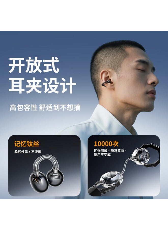 aigo Ear Clip Bluetooth Headphones Ai Translation Noise Cancelling Intelligent Large Battery High Sound Quality Long Battery Life Bluetooth Headphones - Image 4