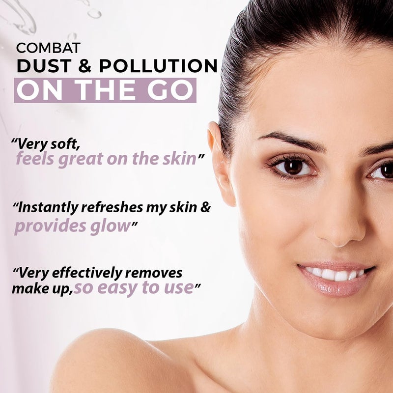 Kaya Clinic Refreshing Mattifying Wipes  Vitamin E  Chamomile Extracts  Face Wipes  Cleansing Wipes  For Acne Prone Skin  30 Wipes - Image 3