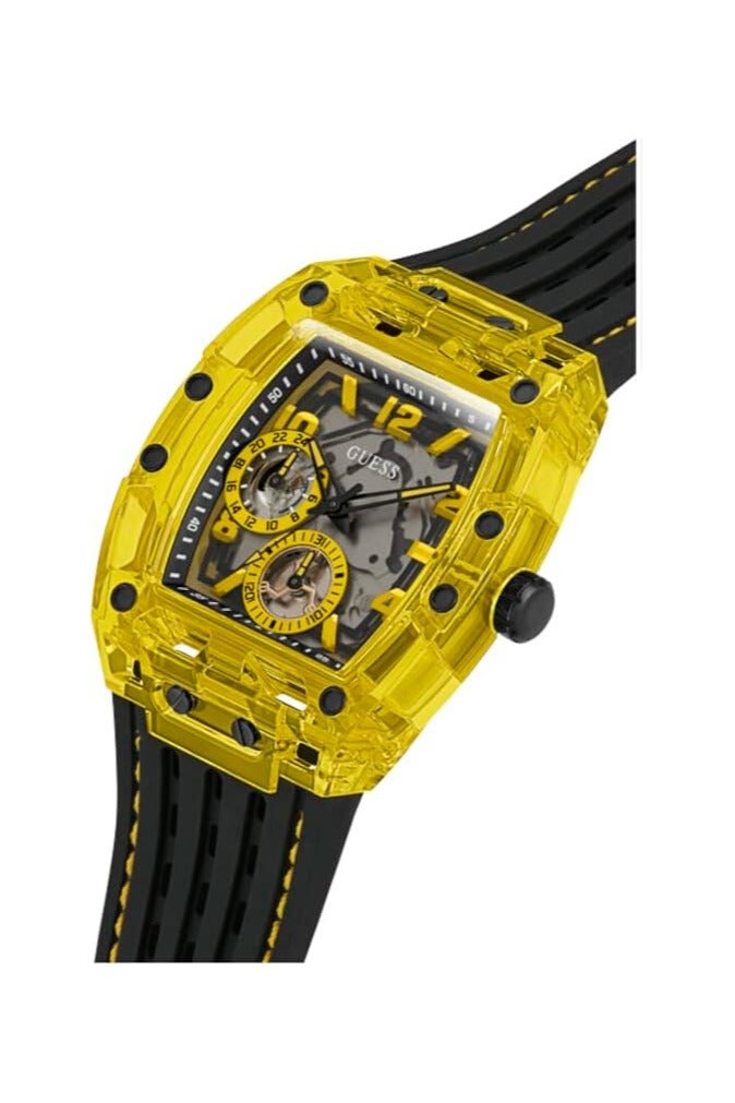 GUESS Men's Trend Casual Tonneau Diamond 43mm Watch - Image 3