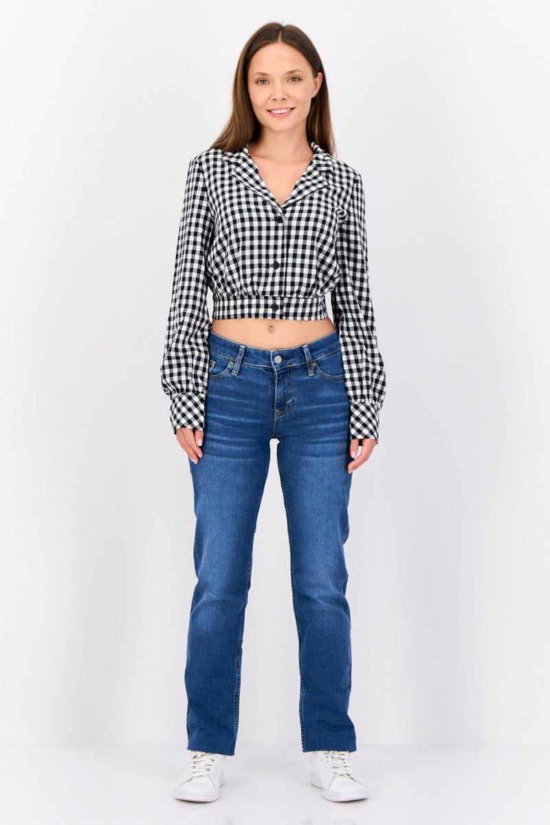 ESPRIT جينز نسائي بقصة مستقيمة، مغسول وقابل للتمدد، أزرق - Image 4