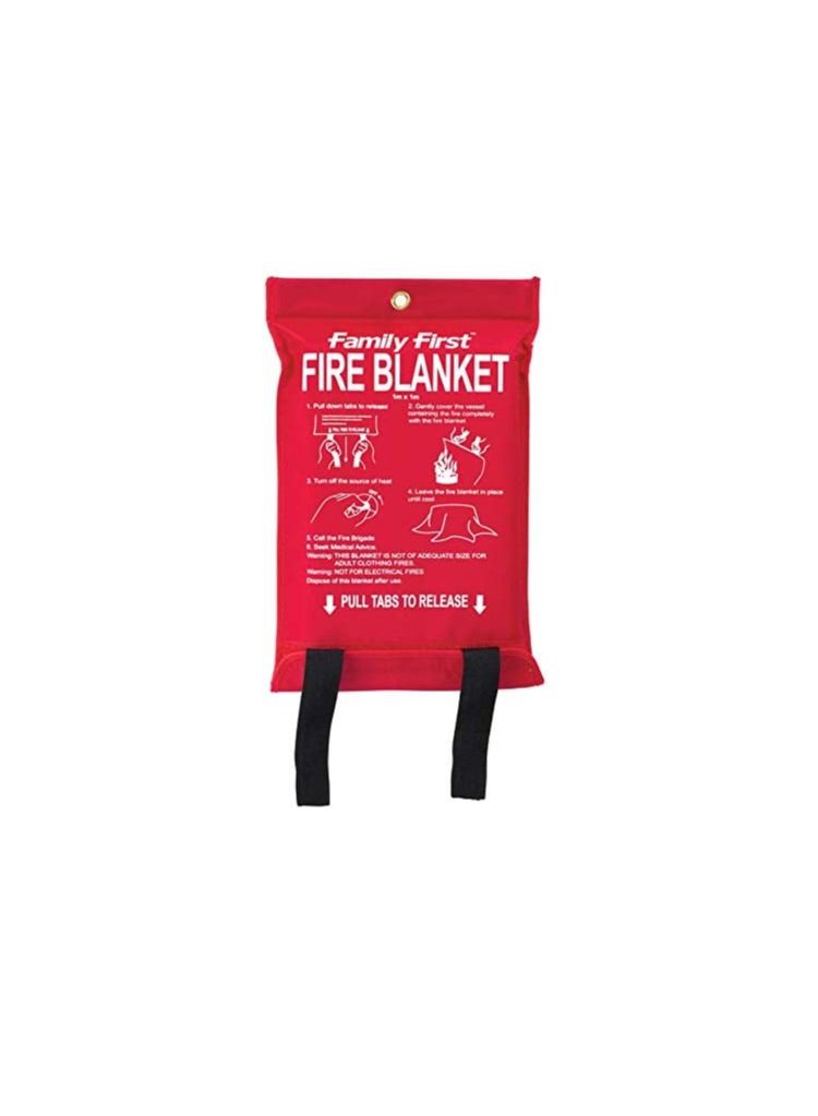 Family First Enterprises Fire Blanket 1.2m 1.8m White - Image 1