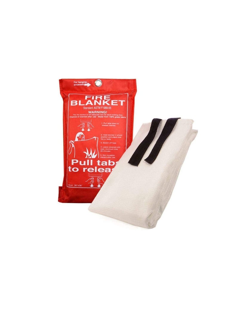 Family First Enterprises Fire Blanket 1.2m 1.8m White - Image 2