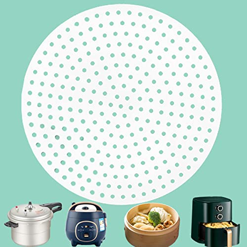 TANOMA Multipurpose Silicone Liner for Steamer, Air Fryer, Pressure Cooker: Upgraded Reusable Air Fryer Liners, Silicone Baking Mat Steamer Liner, AirFryer Accessory Parchment Paper Replacement 6"-12" - Image 1