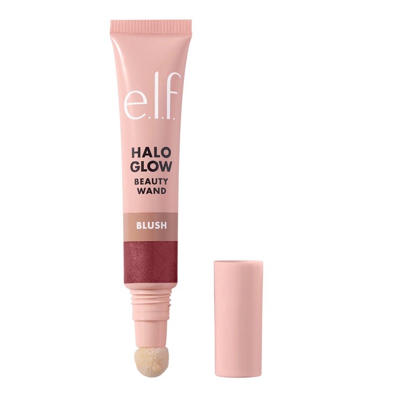 elf Halo Glow Blush Beauty Wand Liquid Blush Wand For Radiant Flushed Cheeks Infused With Squalane Vegan Crueltyfree Berry Radiant