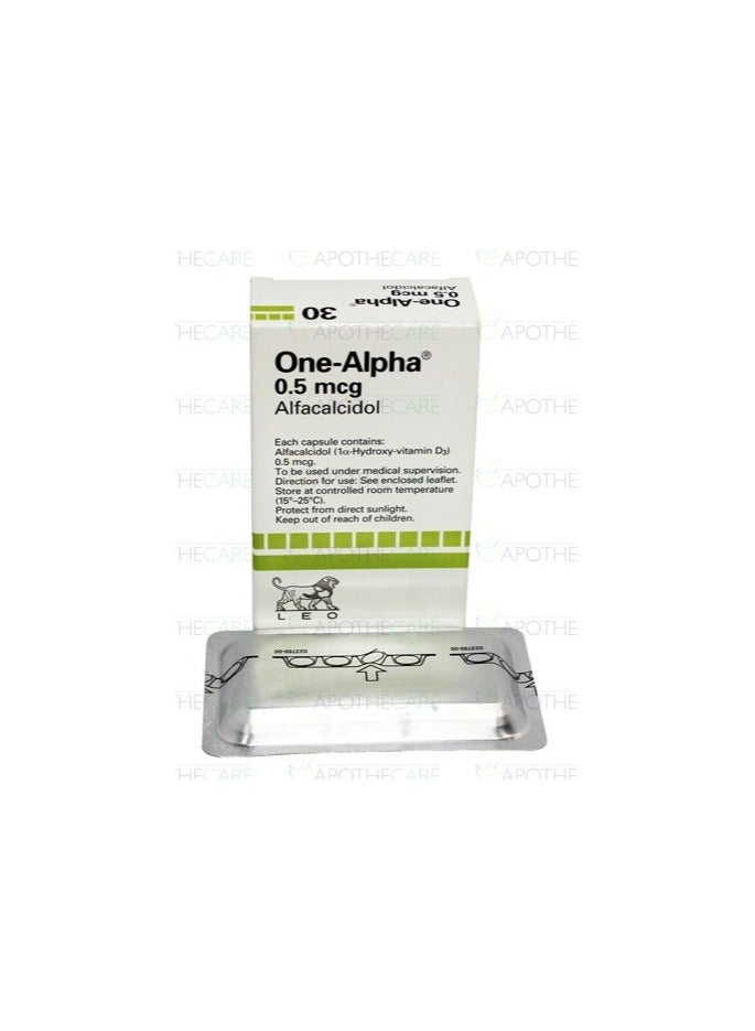One-Alpha Capsules 0.5 Mcg 30s tab