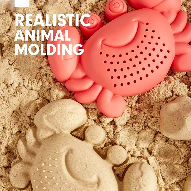 hahaland Beach Toys for Toddlers 1-3 - Sand Toys for Toddlers 1-3, Baby Bucket Rake Shovel Set, Bath Water Outdoor Toy for Boys Girls, Sandbox Toy for 1 Year Old Toddler Toys Age 1-2 - Image 5