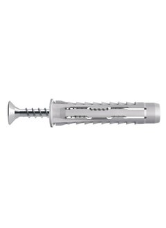 Diall Nylon And Steel Universal Wall Plug And Screw Pack 8 x 40mm 30Pcs