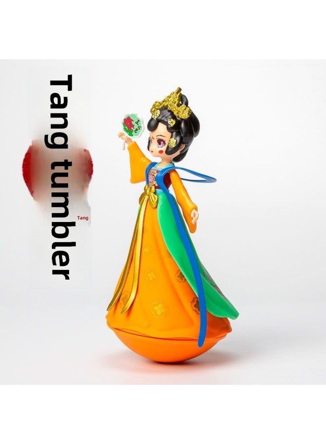 Datang Tumbler Little Sister Creative Xi'an Tourism Creative Doll Doll Toy Ornaments Gift-Color:Large Poetry King Weihei - Image 4