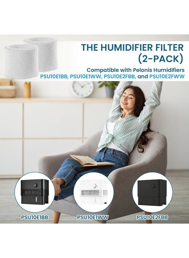 ETZ Humidifier Filter PSU10E1BB (2 Pack), Humidifier Wicking Filter Replacement Compatible with Pelonis Humidifier PSU10E1BB, PSU10E1WW, PSU10E2FBB and PSU10E2FWW - Image 3