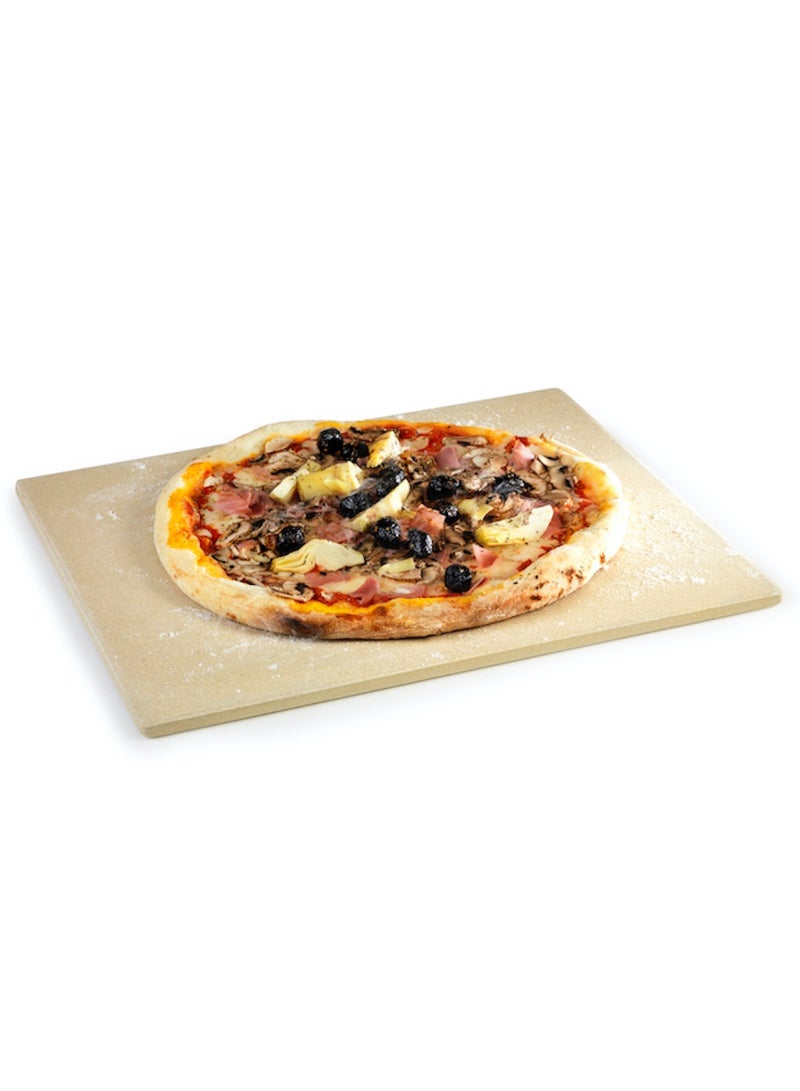 barbecook Barbecook universal pizza stone made of refractory clay 43x35x1.2cm - Image 1
