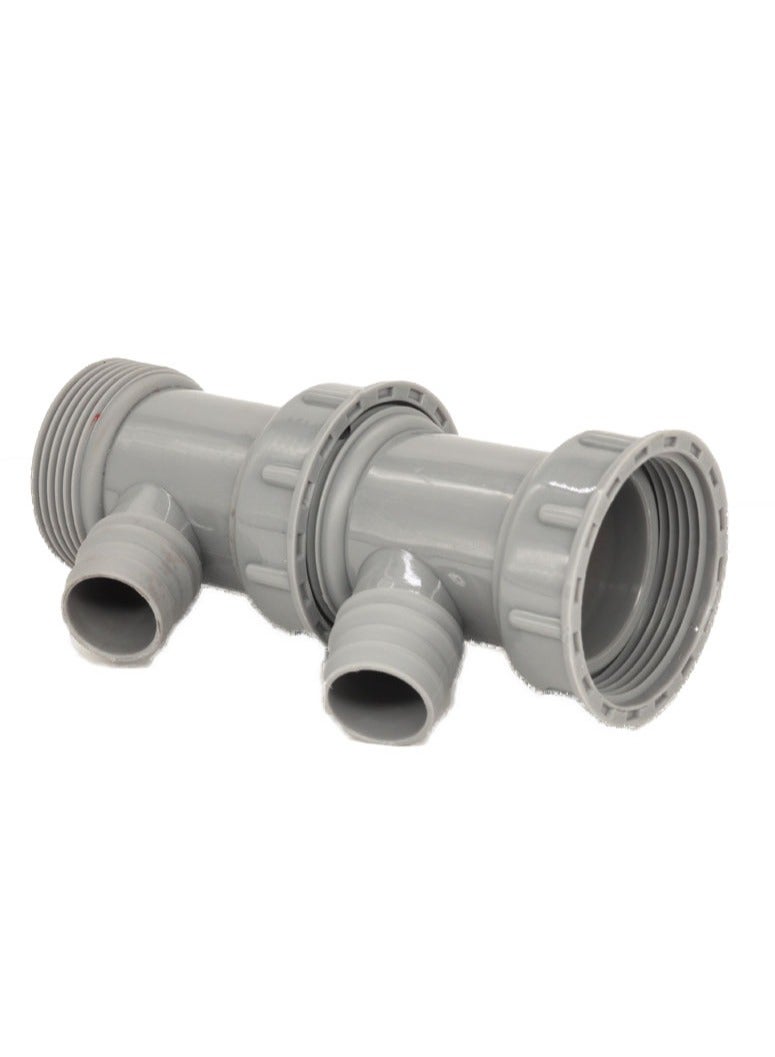 6PCS Water Pipe Accessories: Overflow Three-Way Washbasin Water Four-Way Overflow Water Pipe Accessories for Kitchen Single Sink Sink Row - Image 3