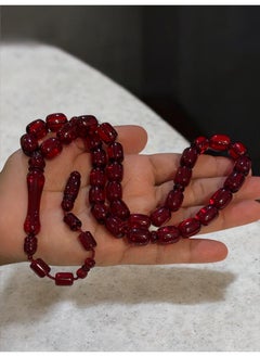 just naturals German Faturan Prayer Beads For Men 33 Beads Size 10mm x 13mm  - Image 2