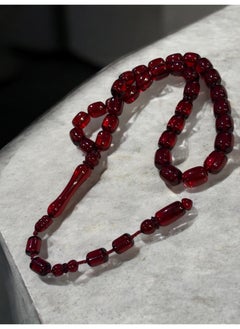 just naturals German Faturan Prayer Beads For Men 33 Beads Size 10mm x 13mm  - Image 5