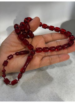 just naturals German Faturan Prayer Beads For Men 33 Beads Size 10mm x 13mm  - Image 3