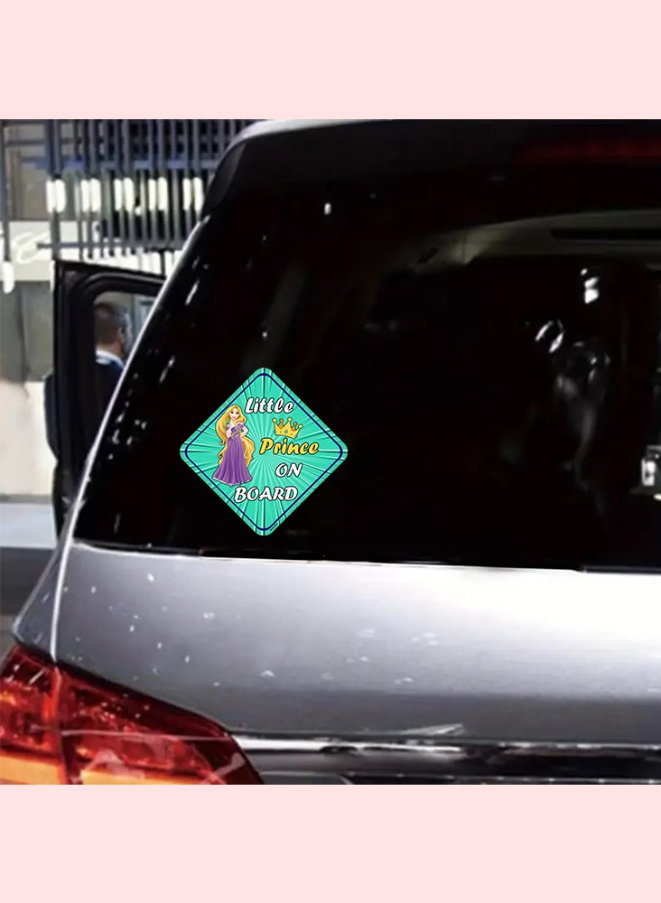 Baby ON Board Exterior Sticker Sign for Car Warning - Car Safety Signs - Easy to Install Waterproof 2pcs (Style J) - Image 5