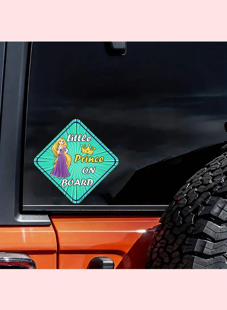 Baby ON Board Exterior Sticker Sign for Car Warning - Car Safety Signs - Easy to Install Waterproof 2pcs (Style J) - Image 4