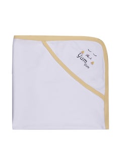 Babies Basic 7 Piece Unisex 100% Cotton Gift Set Include Bib, Pyjama, Mitten, Cap, Romper, Top And Bottom Set  - Image 4