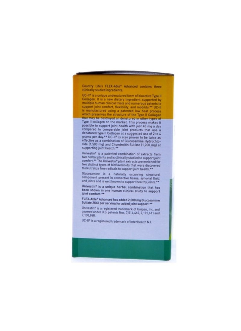 Country Life - Flexable Advanced Capsules With Glucosamine For Joint Health, Pack of 90's - Image 1