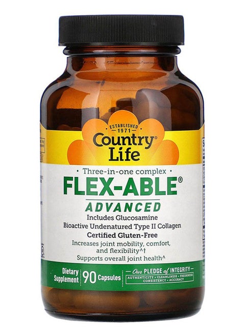 Flexable Advanced Capsules With Glucosamine For Joint Health, Pack of 90's