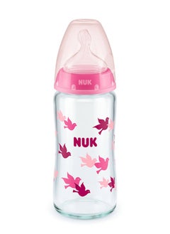 NUK First Choice+ Bottle Glass TC 240ML Silicone 1M  - Image 2