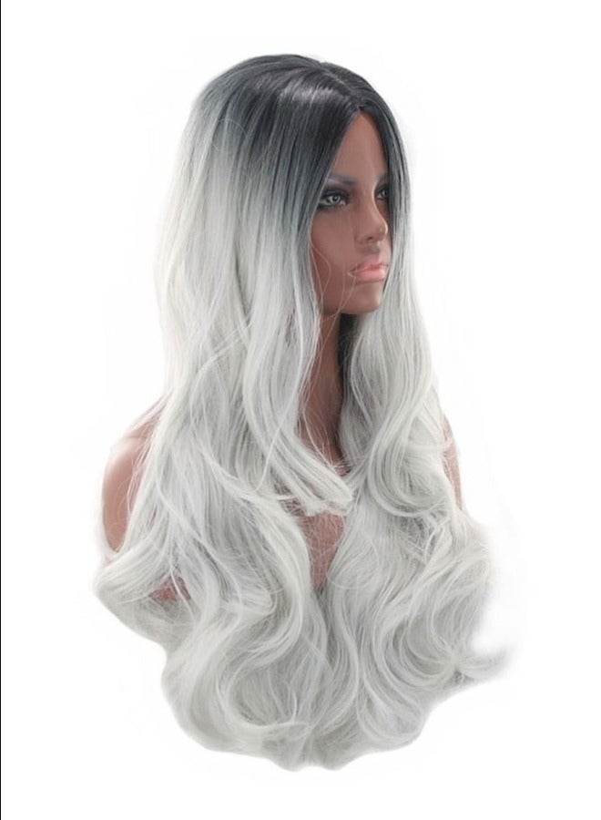 Gradient Fashion Cosplay Anime Wig - Image 2