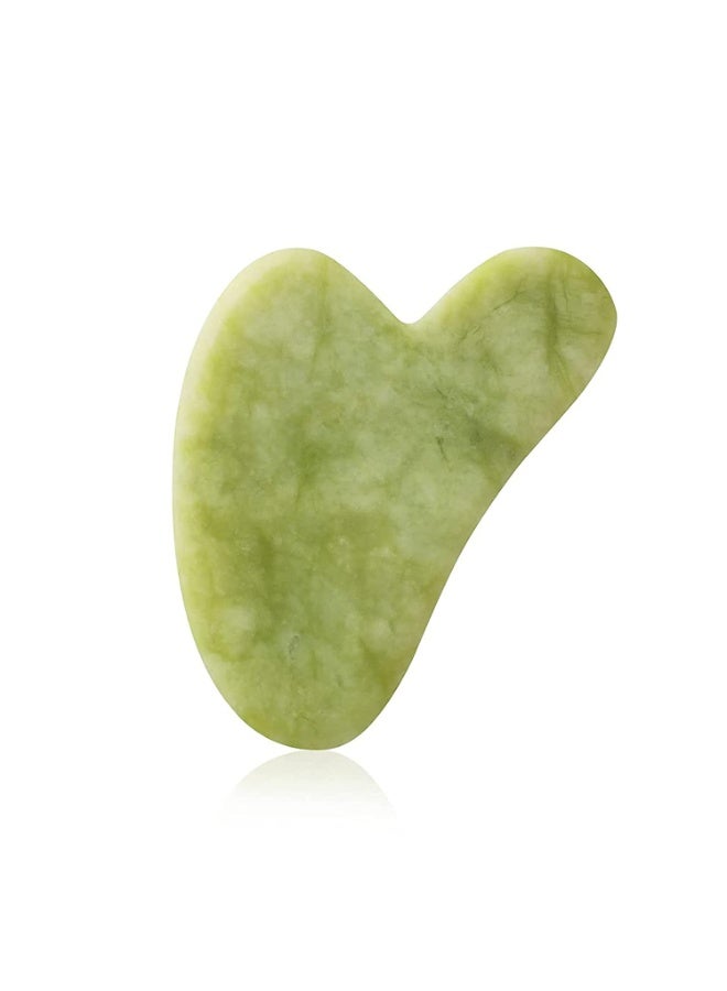 Green Jade Guasha Green Custom Facial Body Scraping Massage Tool Green Jade Gua Sha Guasha Board - Image 2