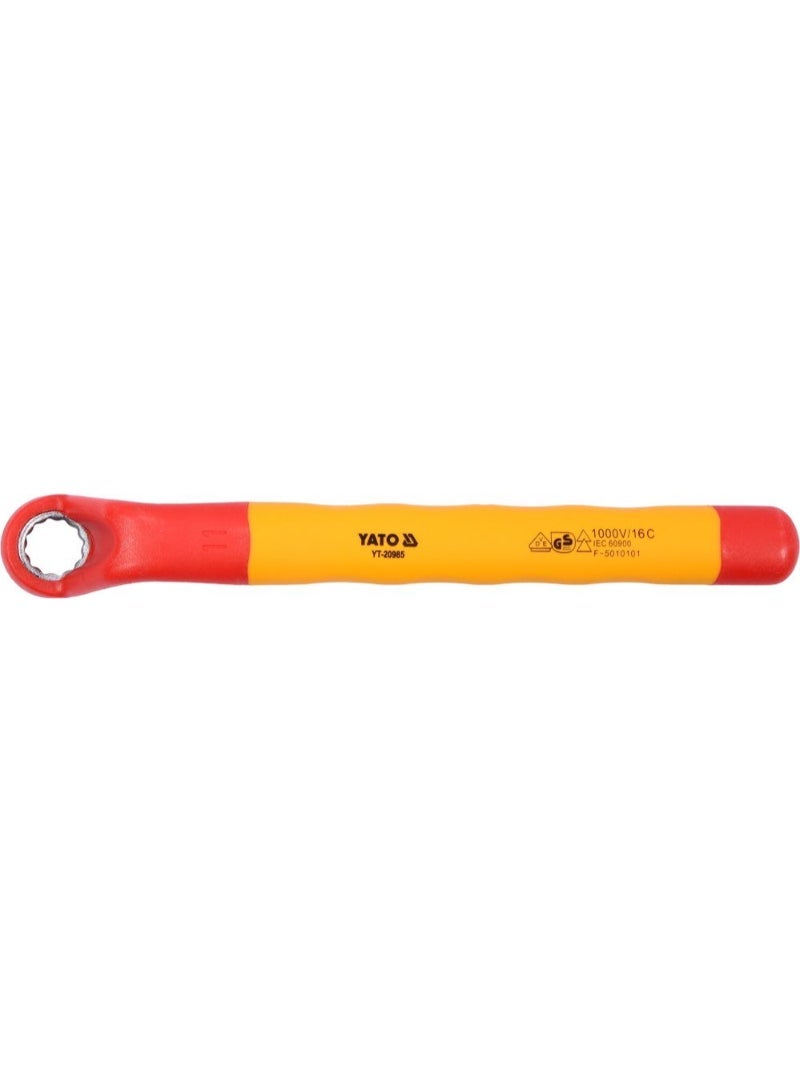 YATO Insulated Ring Wrench 11mm VDE-1000V YT-20985