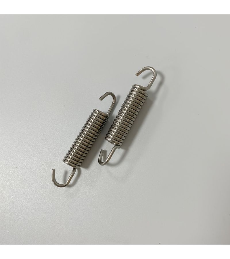 304 Stainless Steel 58mm Spring 2 Pack for Motorcycle Bike Footrest Support - Image 1