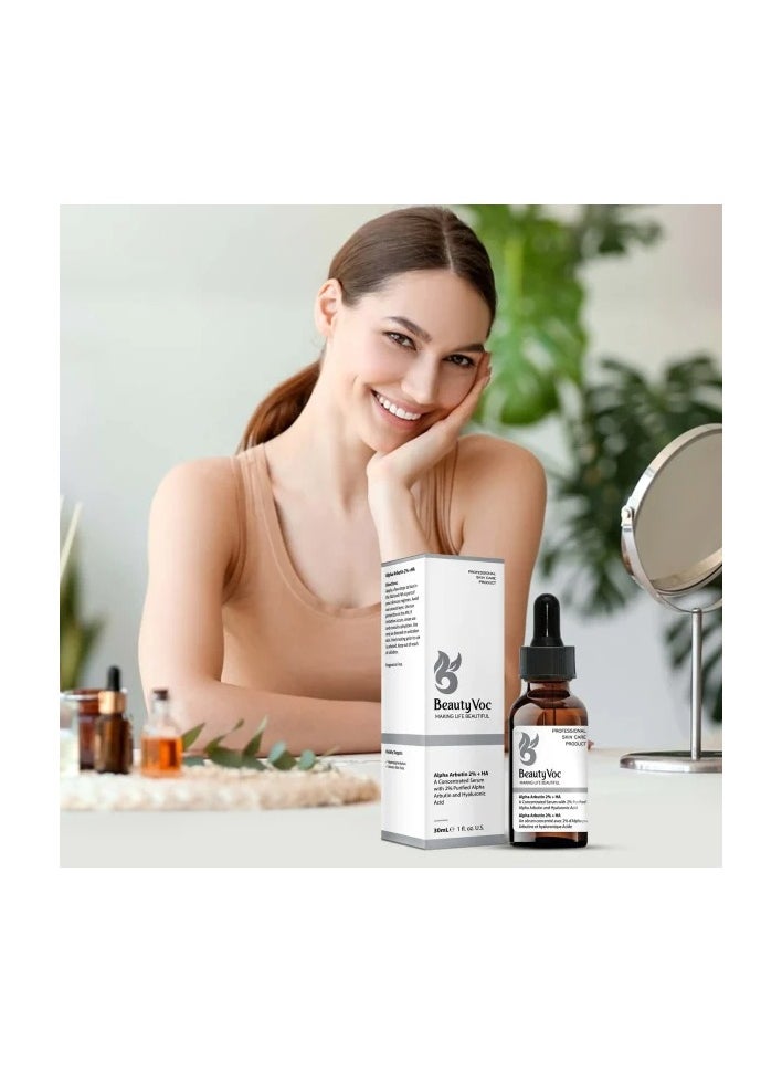 BEAUTY VOC Alpha Arbutin 2% + HA Serum,30ml  - Image 1