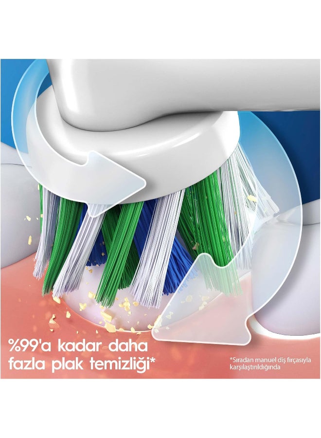 أورال بي فرشاة أسنان كهربائية فيتاليتي برو من اورال بي للحماية والتنظيف بلون بنفسجي فاتح، تلقائي - Image 5