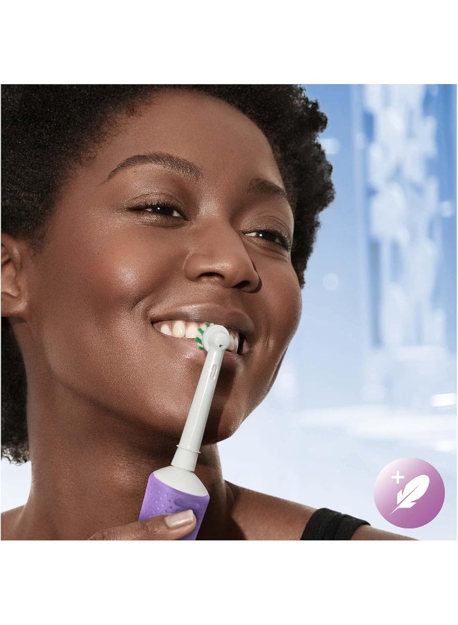 أورال بي فرشاة أسنان كهربائية فيتاليتي برو من اورال بي للحماية والتنظيف بلون بنفسجي فاتح، تلقائي - Image 4
