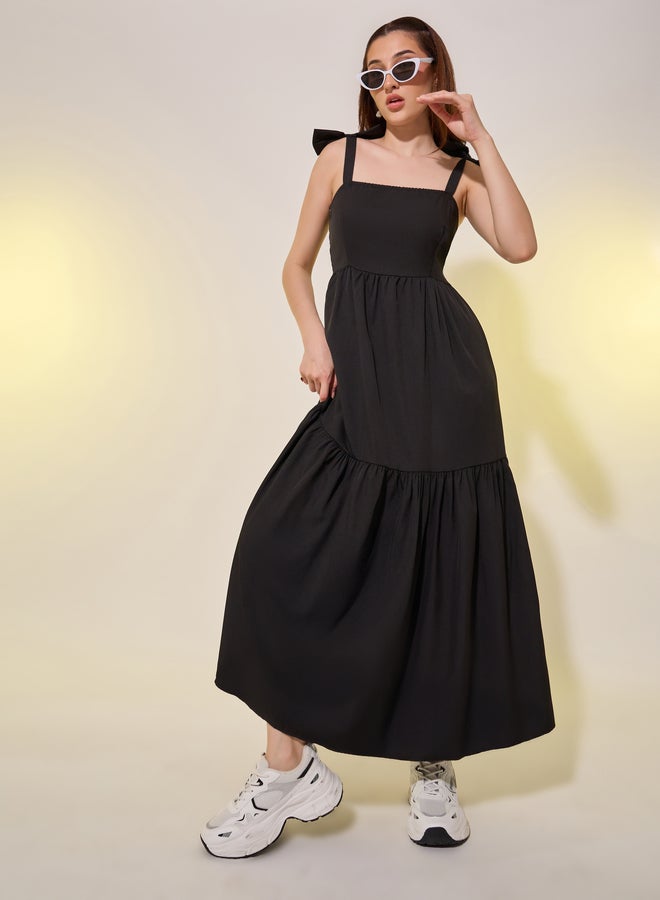 تايك تو فستان بلا أكمام بطبقات - Image 1