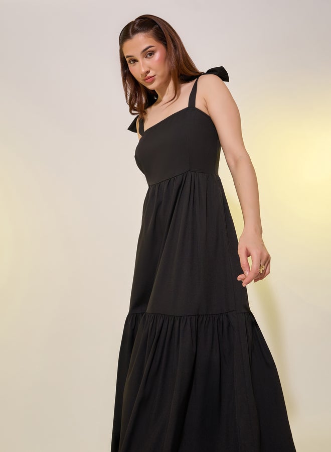 تايك تو فستان بلا أكمام بطبقات - Image 3