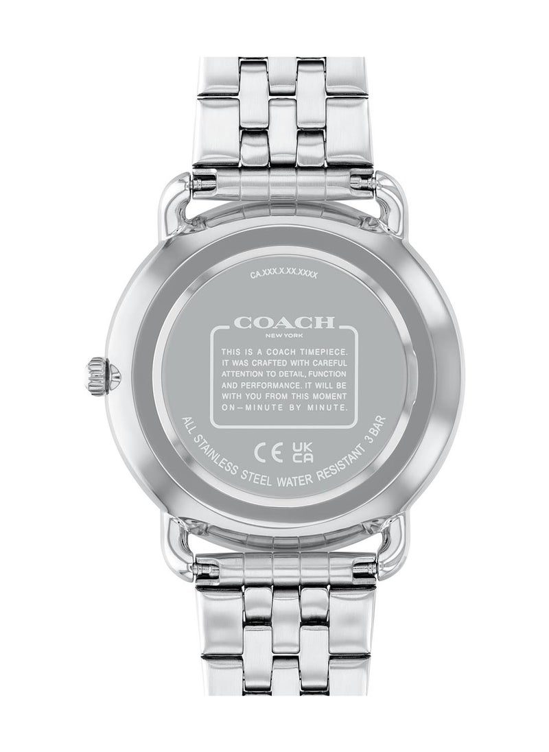 COACH - ساعة كوخ جولة أنالوج للزوجين علبة سوداء - ١٤٠٠٠١١٦ - Image 1