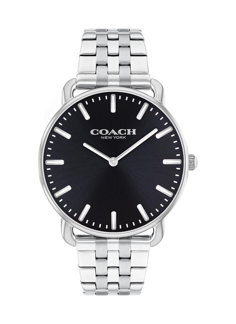 COACH - ساعة كوخ جولة أنالوج للزوجين علبة سوداء - ١٤٠٠٠١١٦ - Image 1