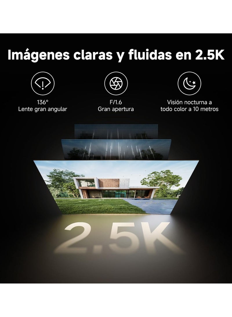 REBENUO BW500 | Security Camera | 2.5K Resolution | Super-large battery | 136-degree FOV | Vehicle human pet & package detection | IP67 dust and water resistance | 8GB onboard storage - Image 5