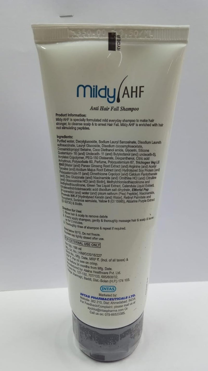 Generic Mildy Everyday Shampoo Mildy AHF Anti Hair Fall Shampoo 100 ml COMBO  - Image 3