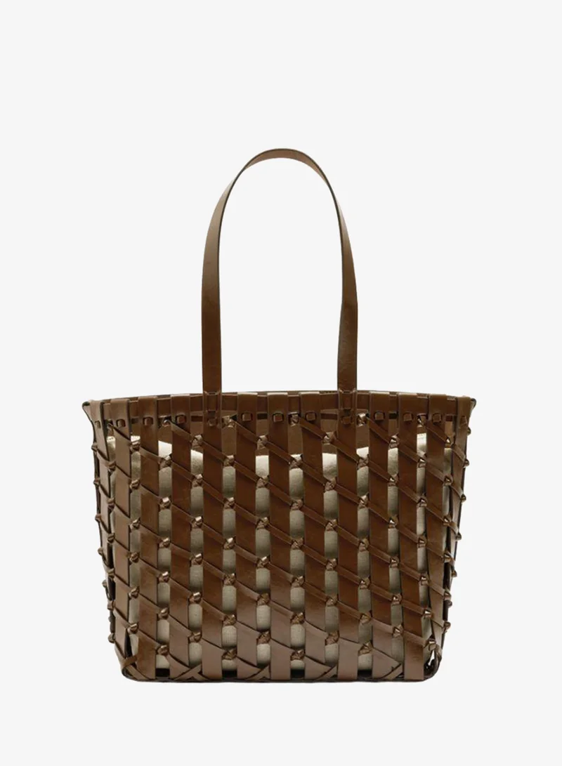 PARFOIS Shopper Bag Braided With Knots