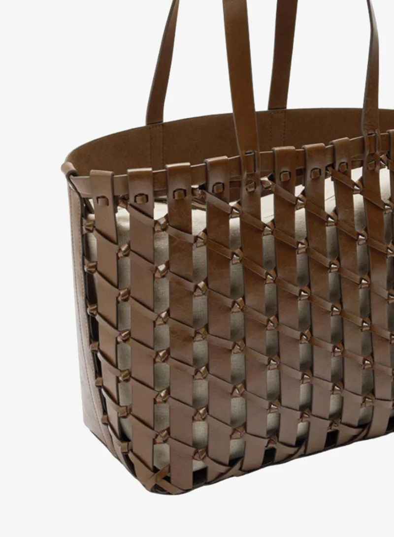 PARFOIS Shopper Bag Braided With Knots