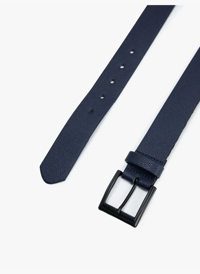 KOTON Metal Buckle Detail Faux Leather Belt