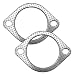 YGQ 3 Inch 2 Bolt Exhaust Gasket for Muffler Flange Manifold High Temperature Graphite wFire Ring 77mm ID 2 Pcs - Image 2