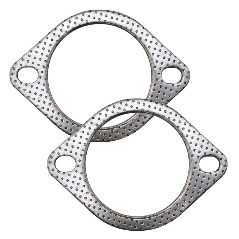 YGQ 3 Inch 2 Bolt Exhaust Gasket for Muffler Flange Manifold High Temperature Graphite wFire Ring 77mm ID 2 Pcs - Image 3