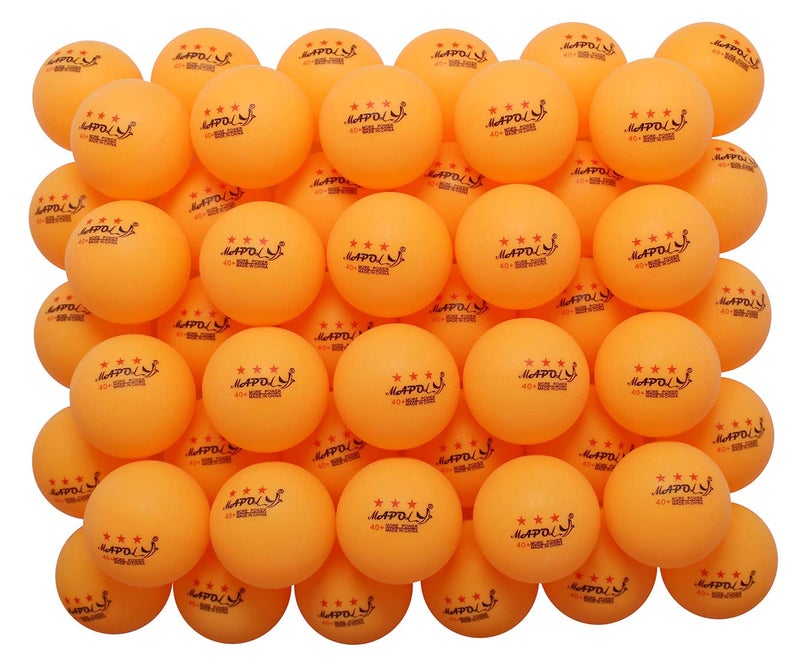 MAPOL 60 Counts 3-Star Orange 40+ Premium Training Ping Pong Balls Advanced Practice Table Tennis Ball - Image 2