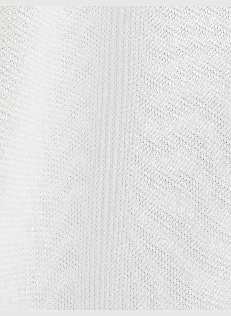 كوتون Sport T-Shirt Slogan Printed Short Sleeve Crew Neck