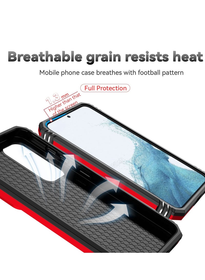 GULFLINK Back Cover Phone Protect Case for Samsung S23 Plus Red - Image 2