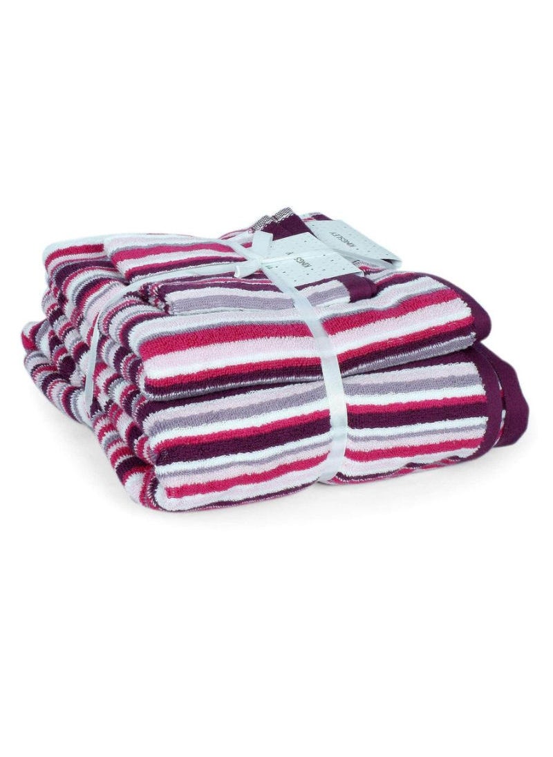 Kingsley Kingsley Stripes Cotton Towel Set 