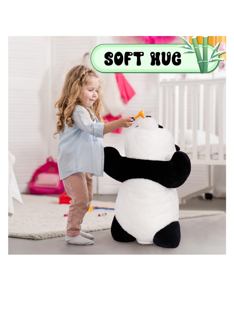 Excefore Panda Stuffed Animals, Cute Panda Plushies, Large Soft Panda Pillow Plush Toys, Large Panda Stuffed Animals Toy Doll, Gifts for Boys and Girls - Image 4