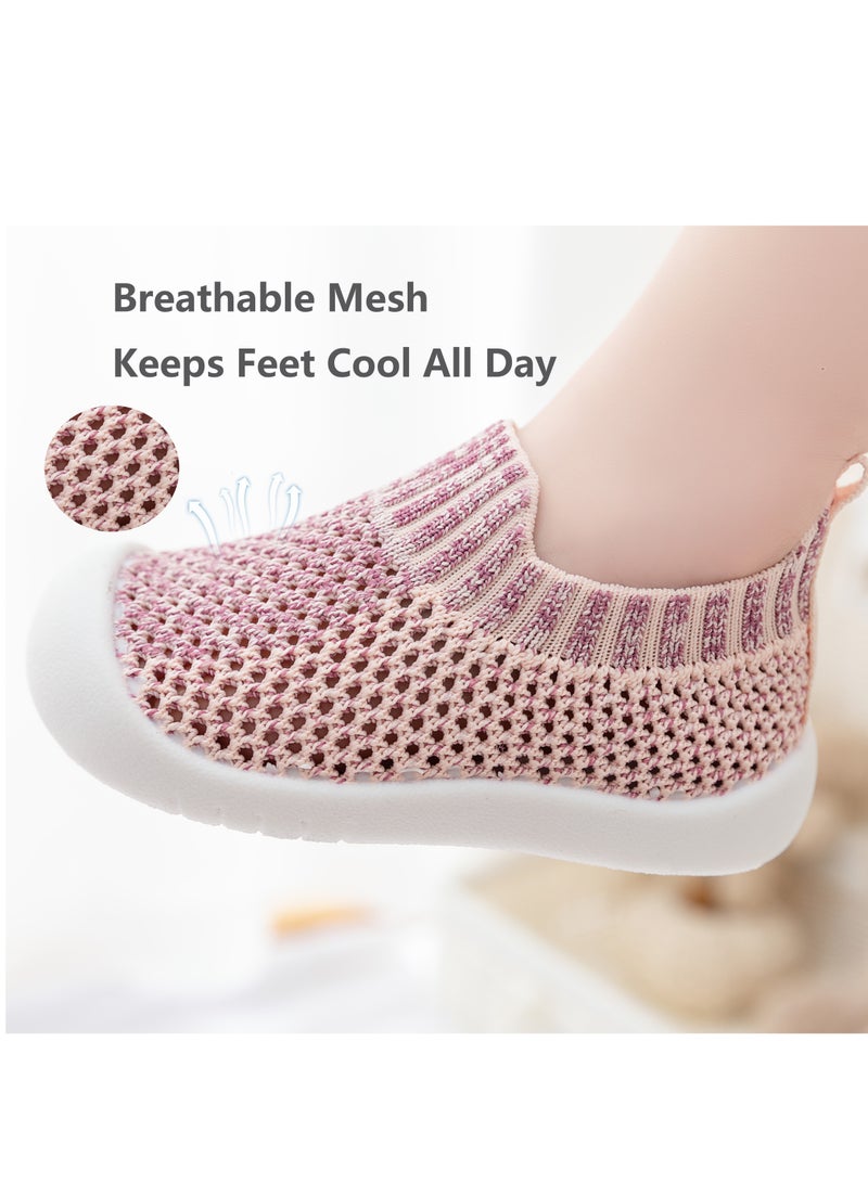 Trainers for Infant Toddler Boys Girls Shoes Breathable Mesh Soft Sole Lightweight Safer Non-Slip Toddler Sneakers Baby First Walking Shoes 6 - 36 Months  - Image 5